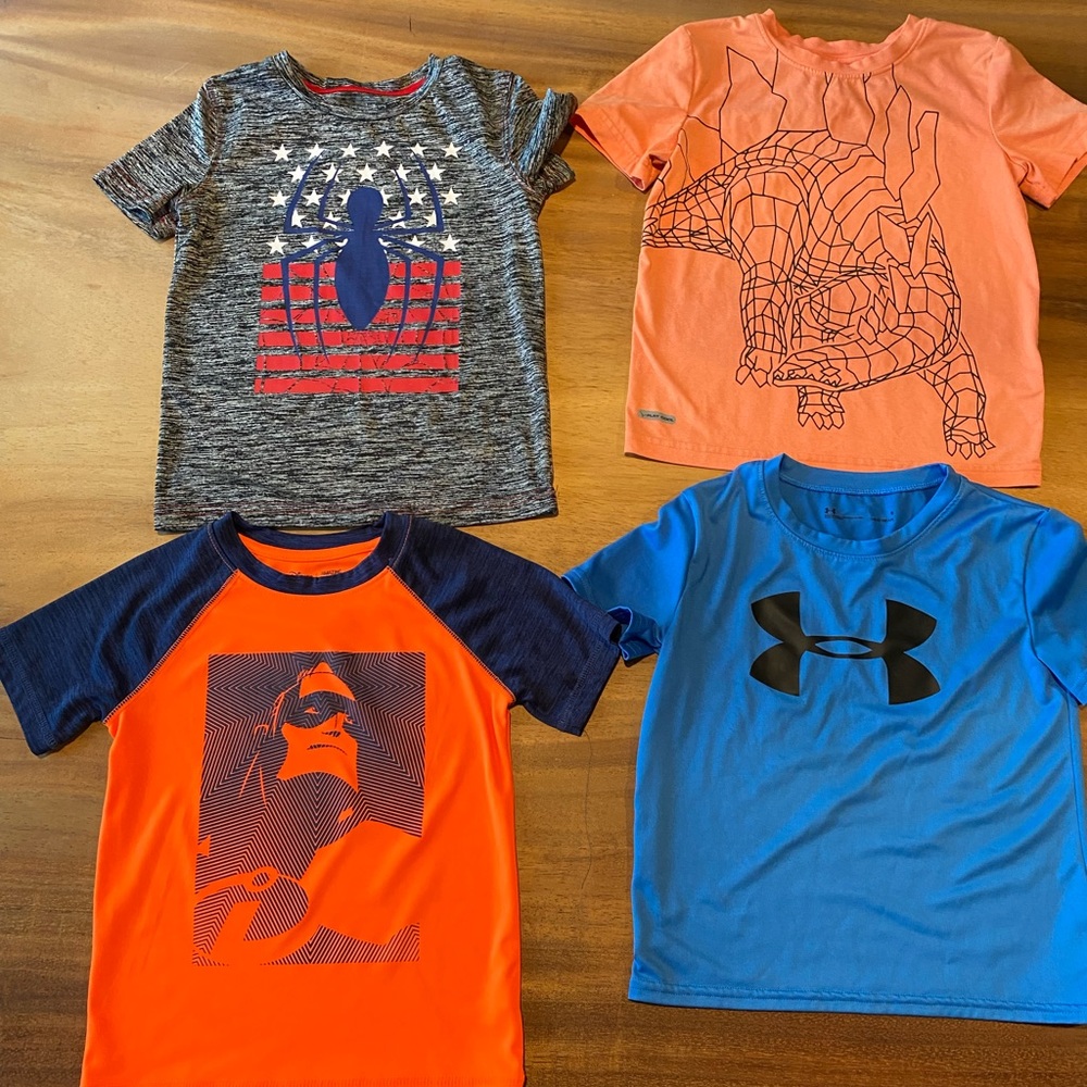 Lot of 8. Boys short sleeve shirts size 5.